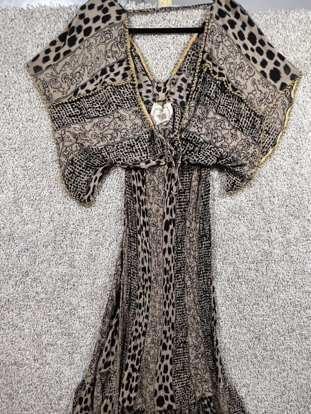 Z&L Leopard Print Maxi